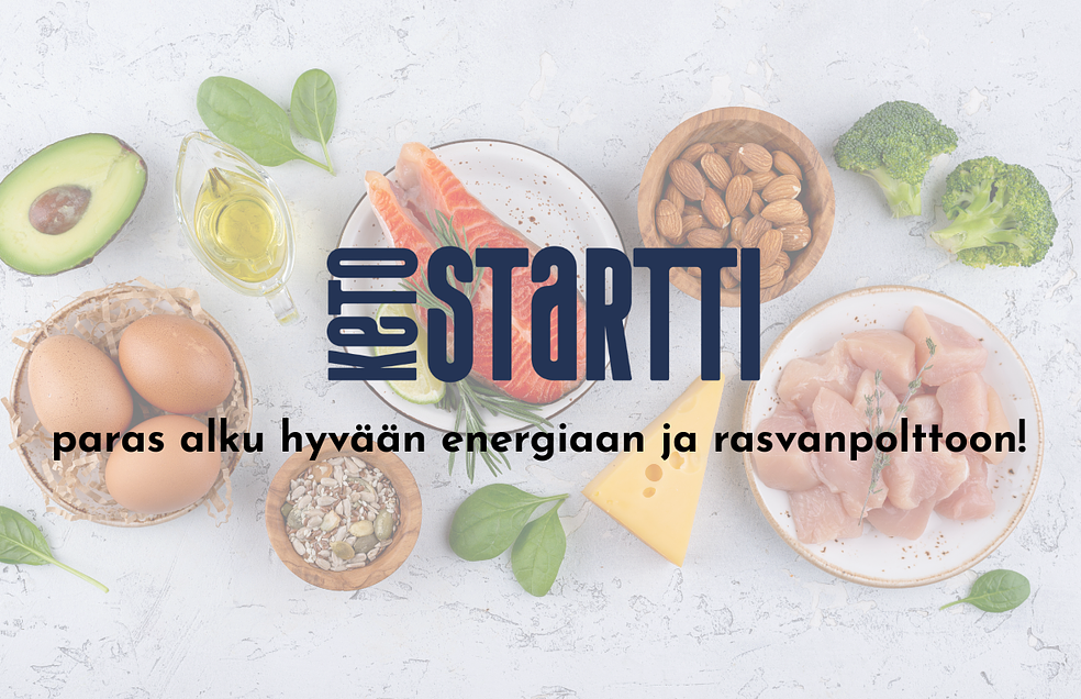 KETOSTARTTI - uusi alku hyvään energiaan ja rasvanpolttoon! by Rouva Keto Oy